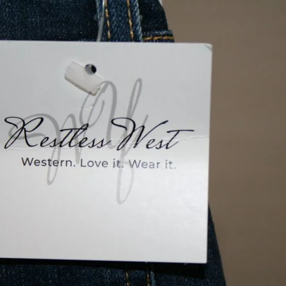 Kimes Ranch Sarah Jeans Blue High Rise Bootcut Size 8/36 NWT - Picture 3 of 13